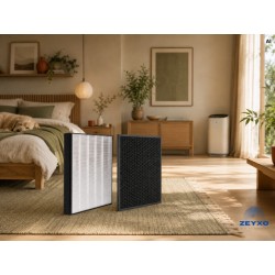 Filtry do Philips AC1214 AC1215 AC1217 AC2729 FY1410 FY1413 HEPA węglowy 2 szt FA12