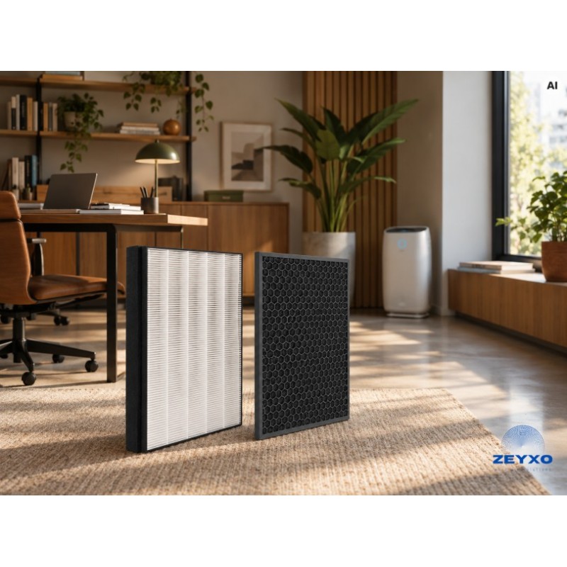 Filtry do Philips AC1214 AC1215 AC1217 AC2729 FY1410 FY1413 HEPA węglowy 2 szt FA12