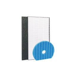 Satz mit 3 Filtern: Wasserfilter UZ-HG6MF, HEPA-Filter UZ-HD4HF und Kohlefilter UZ-HD4DF für SHARP-Luftreiniger UA-HG40E-L UA...