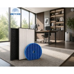 Satz mit 3 Filtern: Wasserfilter UZ-HG6MF, HEPA-Filter UZ-HD4HF und Kohlefilter UZ-HD4DF für SHARP-Luftreiniger UA-HG40E-L UA...