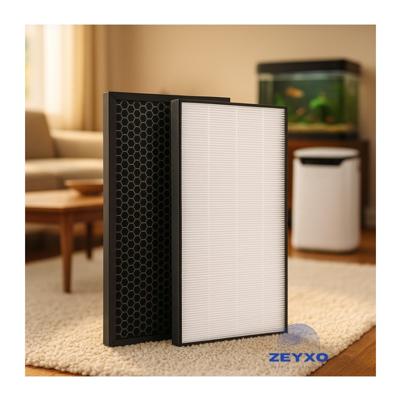 Filtry do Sharp FP-J80EU-W FP-J60EU-W FZ-J80HFX FZ-J80DFX zestaw FA46