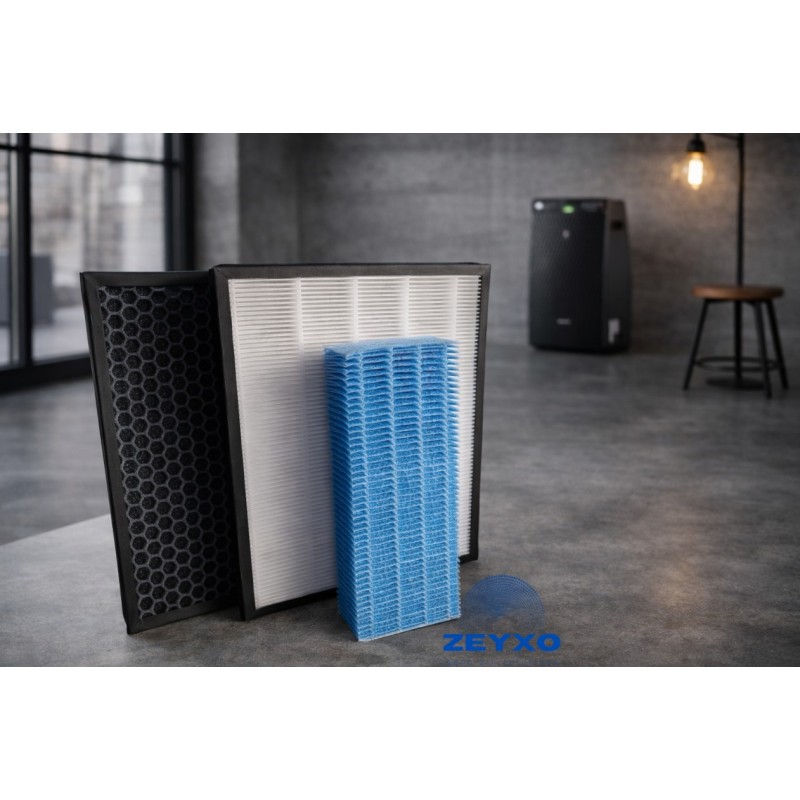 HEPA-Kohle-Wasserfilter-Kit für Sharp UA-HG30E-B FA47
