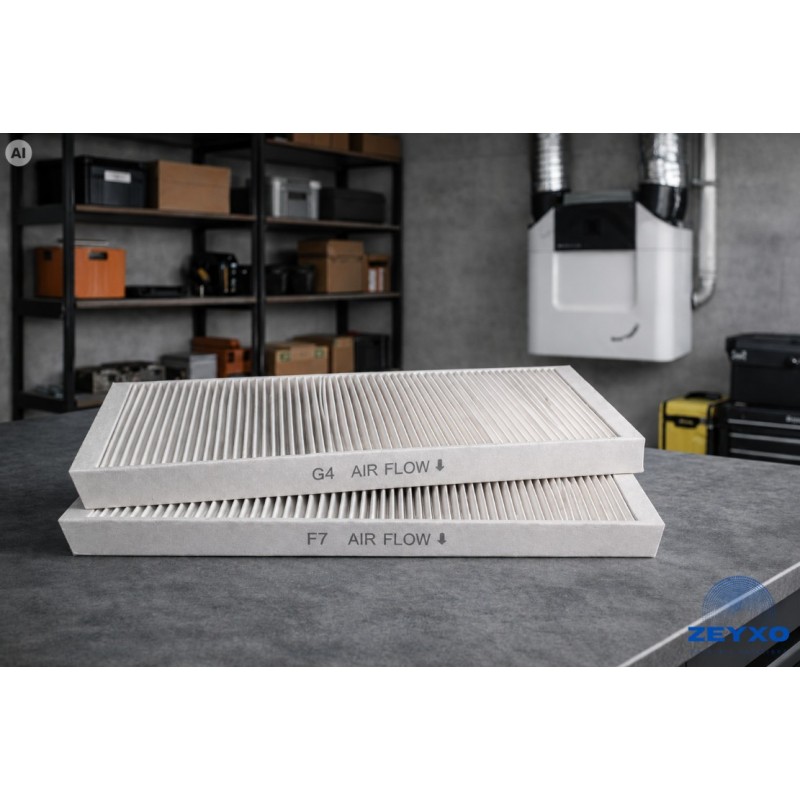 Filtry F7 G4 do Zehnder ComfoAir Q350 Q450 Q600 Aeris Next 2 szt Zeyxo FA70